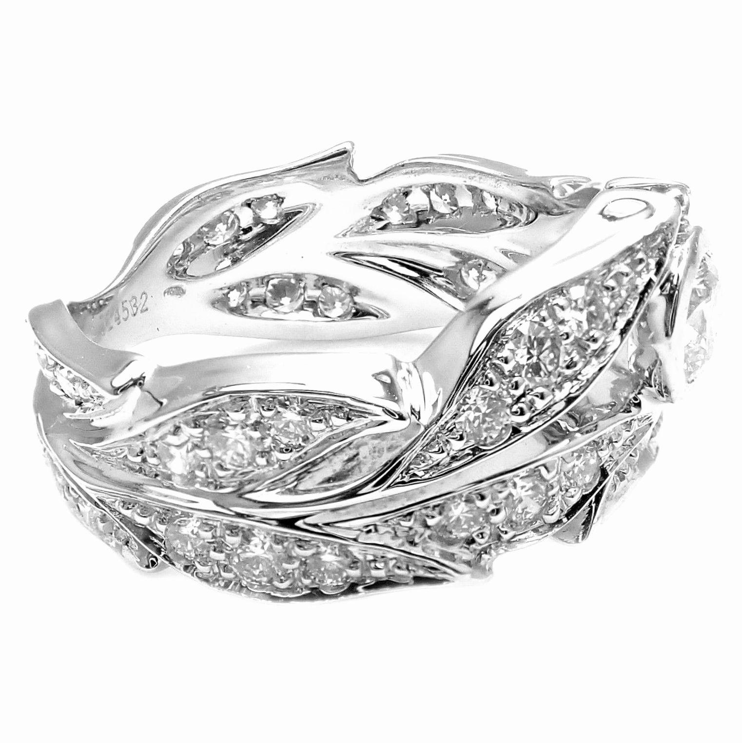Women's or Men's Carrera Y Carrera Mi Princes Greco Roman Diamond Crown White Gold Band Ring