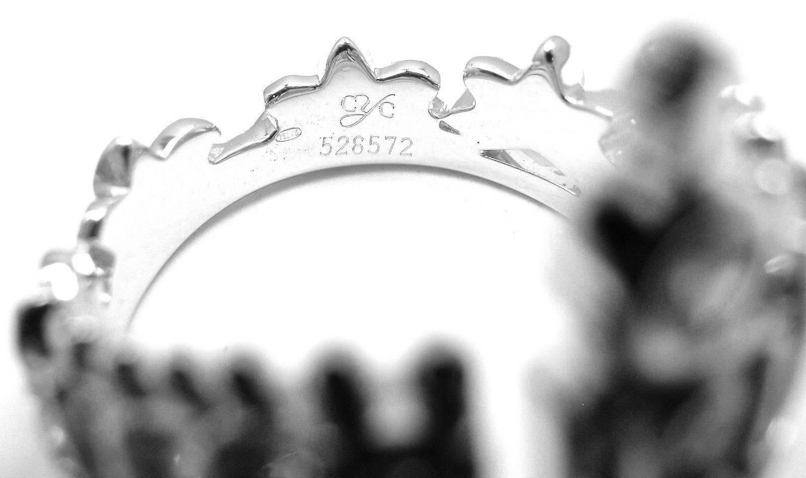 Carrera y Carrera Mi Princess Crown Diamond White Gold Ring In New Condition For Sale In Holland, PA