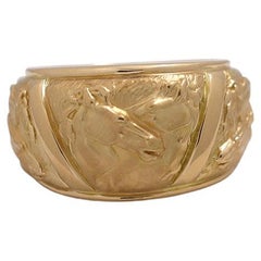 Carrera y Carrera 'Mosaico' Ring aus Gelbgold