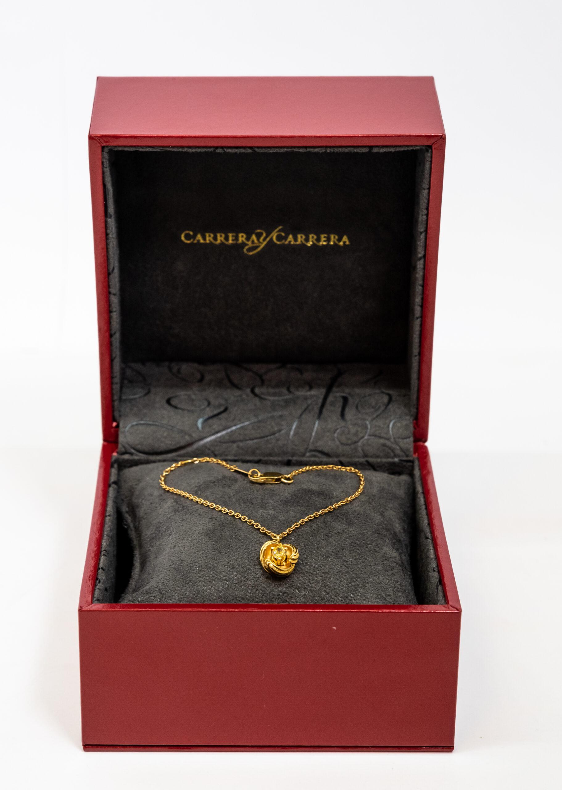 Carrera y Carrera Origen 18 Karat Yellow Gold & Sapphire Bracelet, 10070589 In New Condition For Sale In North Miami Beach, FL