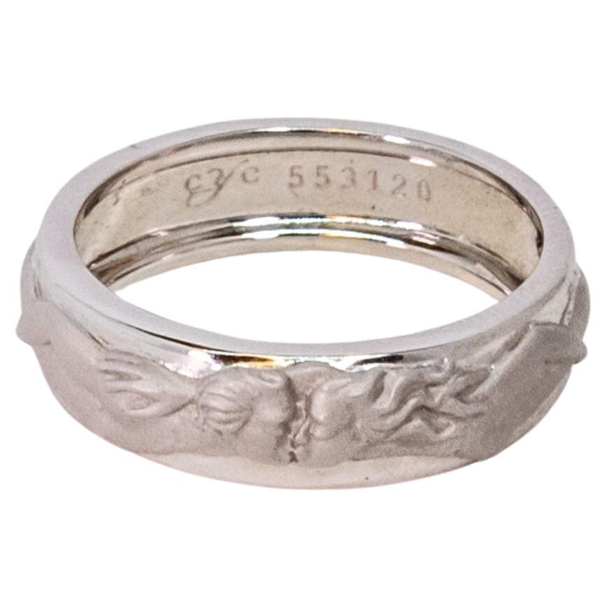 Carrara Y Carrara Promesa 18k White Gold Ring, 10076581 For Sale