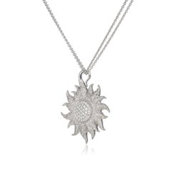Carrera Y Carrera Sol y Sombra Diamond Sun Necklace