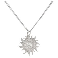 Carrera Y Carrera Sol y Sombra Diamond Sun Necklace