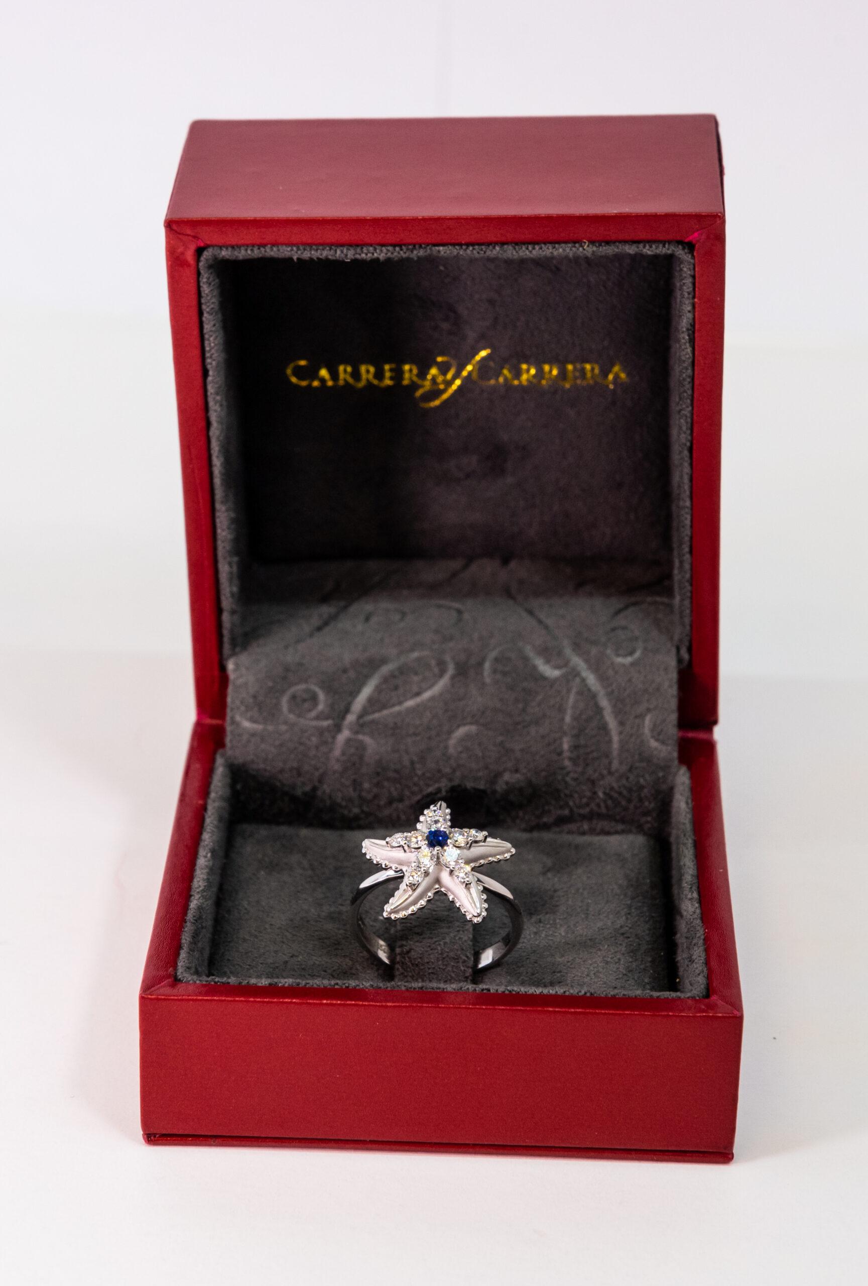 starfish diamond ring