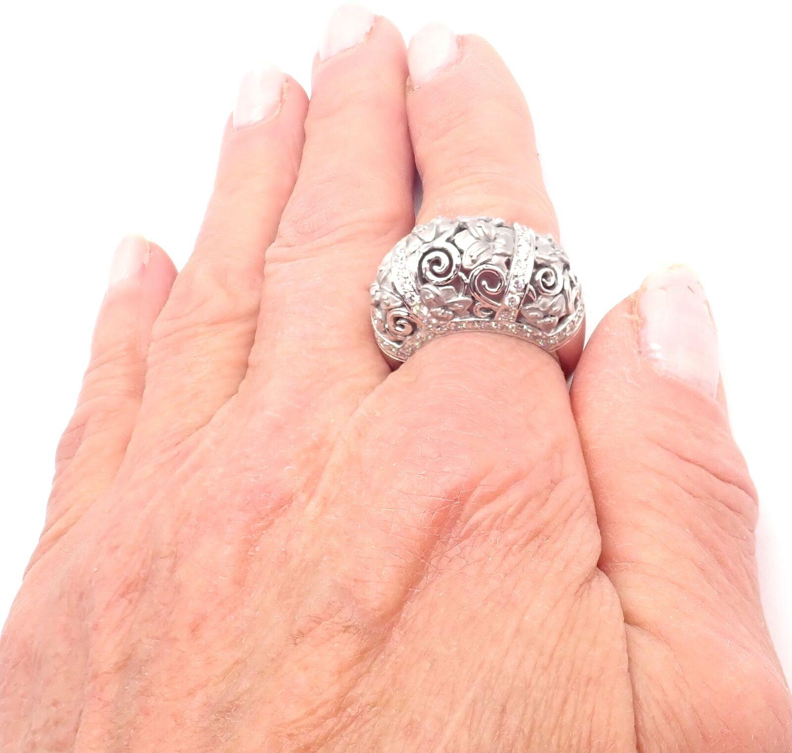 Carrera Y Carrera Anillo Taj Mahal Diamante Oro Blanco 1