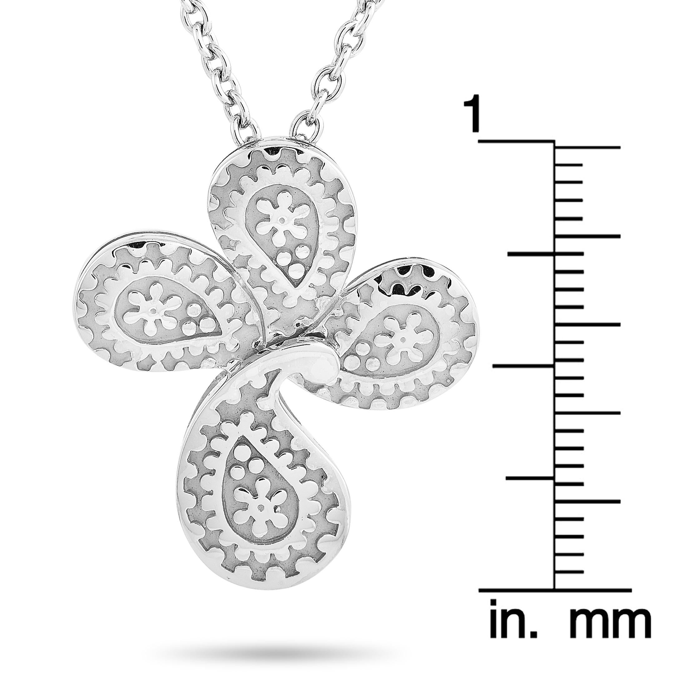 Carrera y Carrera White Gold Cross Pendant Necklace For Sale 1