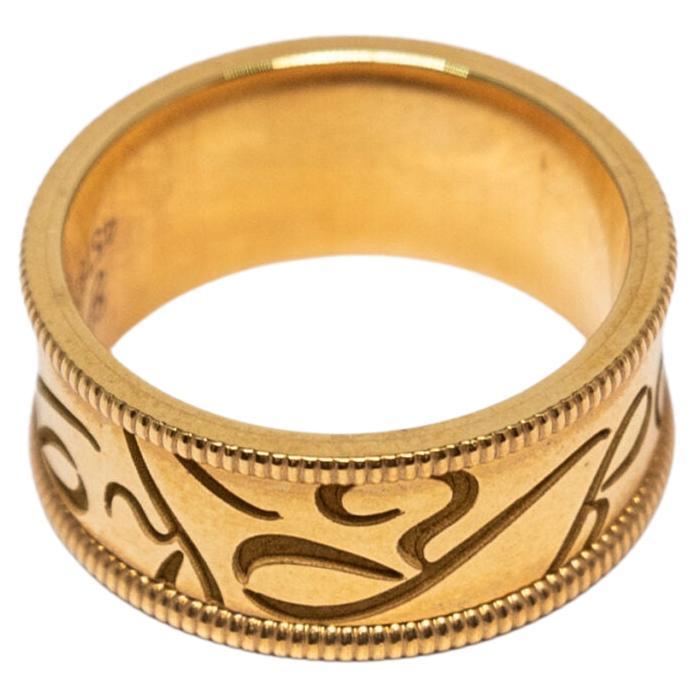 Carrara Y Carrara Y 18k Yellow Gold Ring, 10076378 For Sale