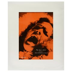 Carrie, 1976 / Vintage Movie Ad Art Transparency, Orange Version
