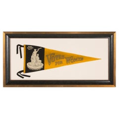 Vintage Carrie Chapman's "Woman Suffrage Party"  Pennant, New York City, ca 1912-1920