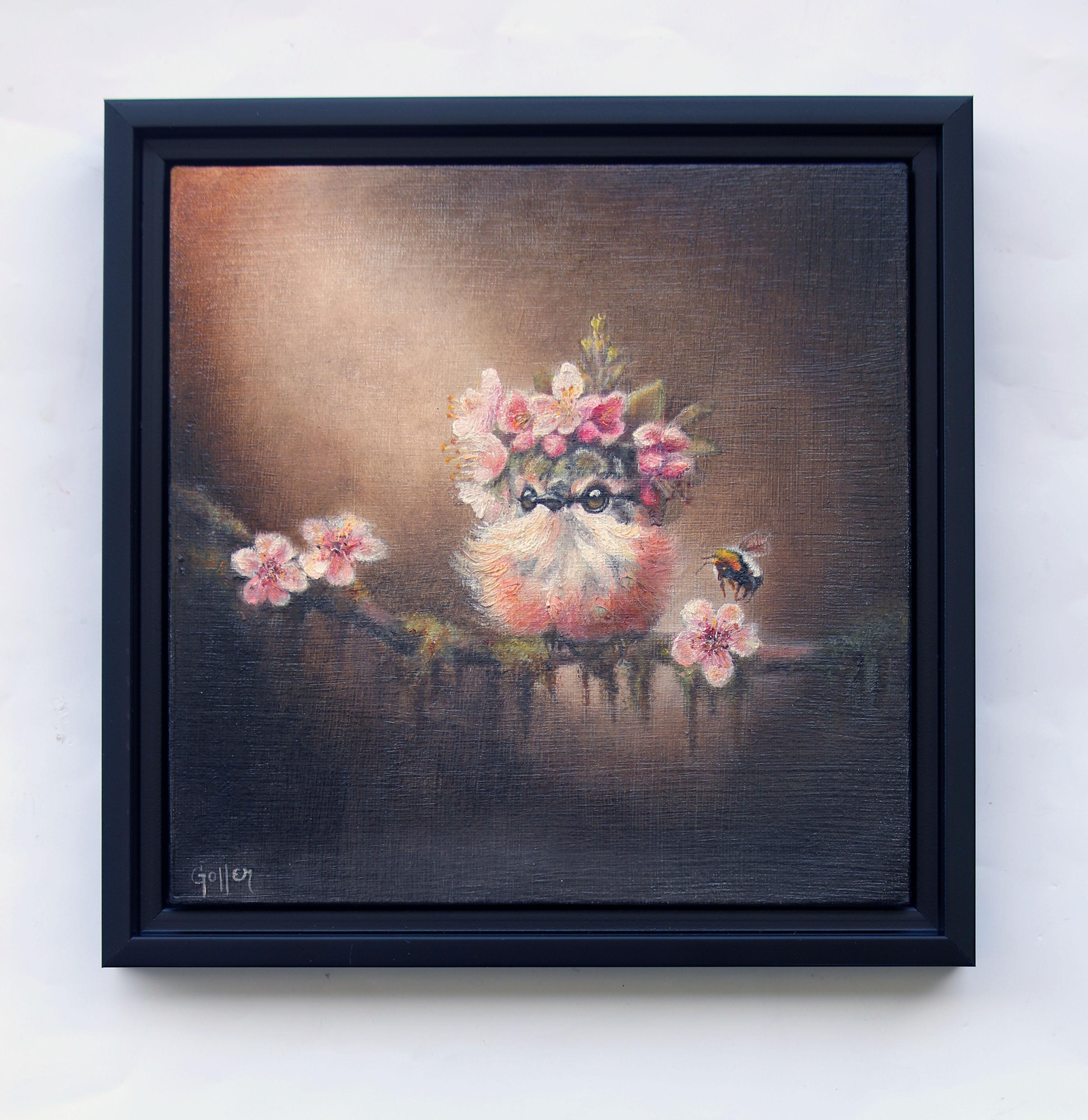 Cherie Floriferous - original surrealistisches Ölgemälde - Kunst in der Natur