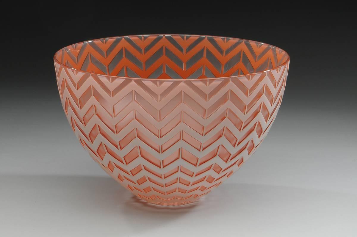 Chevron Bowl - Art by Carrie Gustafson