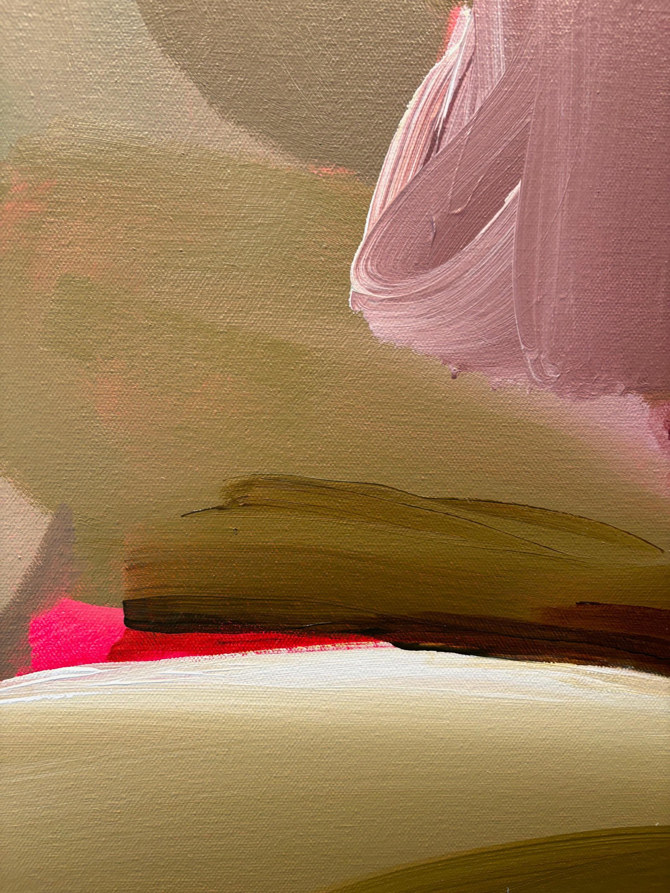 Reunir - obra de arte original - pintura abstracta en técnica mixta - arte contemporáneo - Painting de Carrie Jean Goldsmith