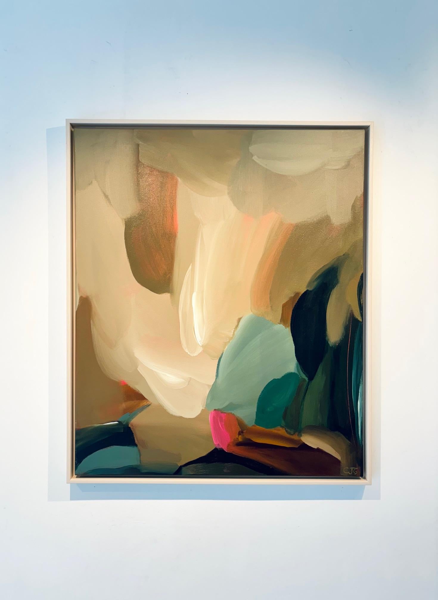 Contemporary - œuvre d'art originale - peinture abstraite mixed media - art contemporain - Painting de Carrie Jean Goldsmith