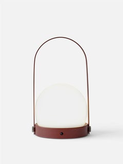 Carrie LED Lamp, Burned Red by Norm Architects
