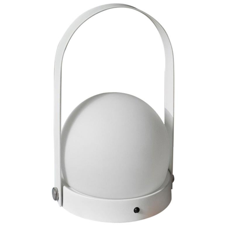 Carrie LED Lamp, White by Norm Architects For Sale