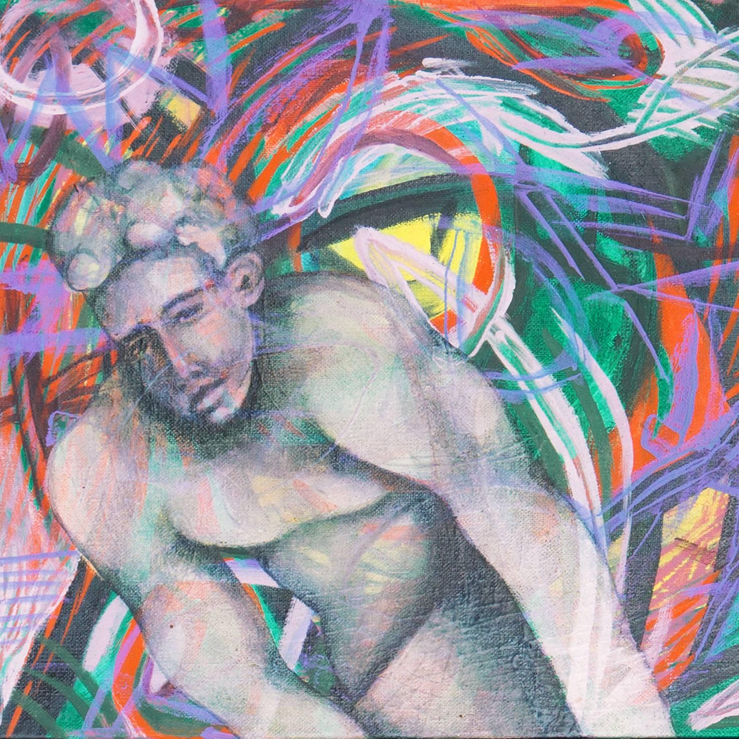 Signée en bas à droite et peinte vers 1985.
Étiquette de provenance au verso de la Ianetti Lanzone Gallery.

Lauréate de la prestigieuse bourse Eureka de Fleishacker, Carrie Lederer a obtenu sa licence en beaux-arts.  Il a exposé au niveau national