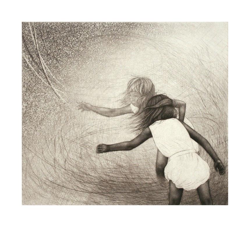 Carrie Lingshceit Figurative Print - momento no. 17384 (drift)