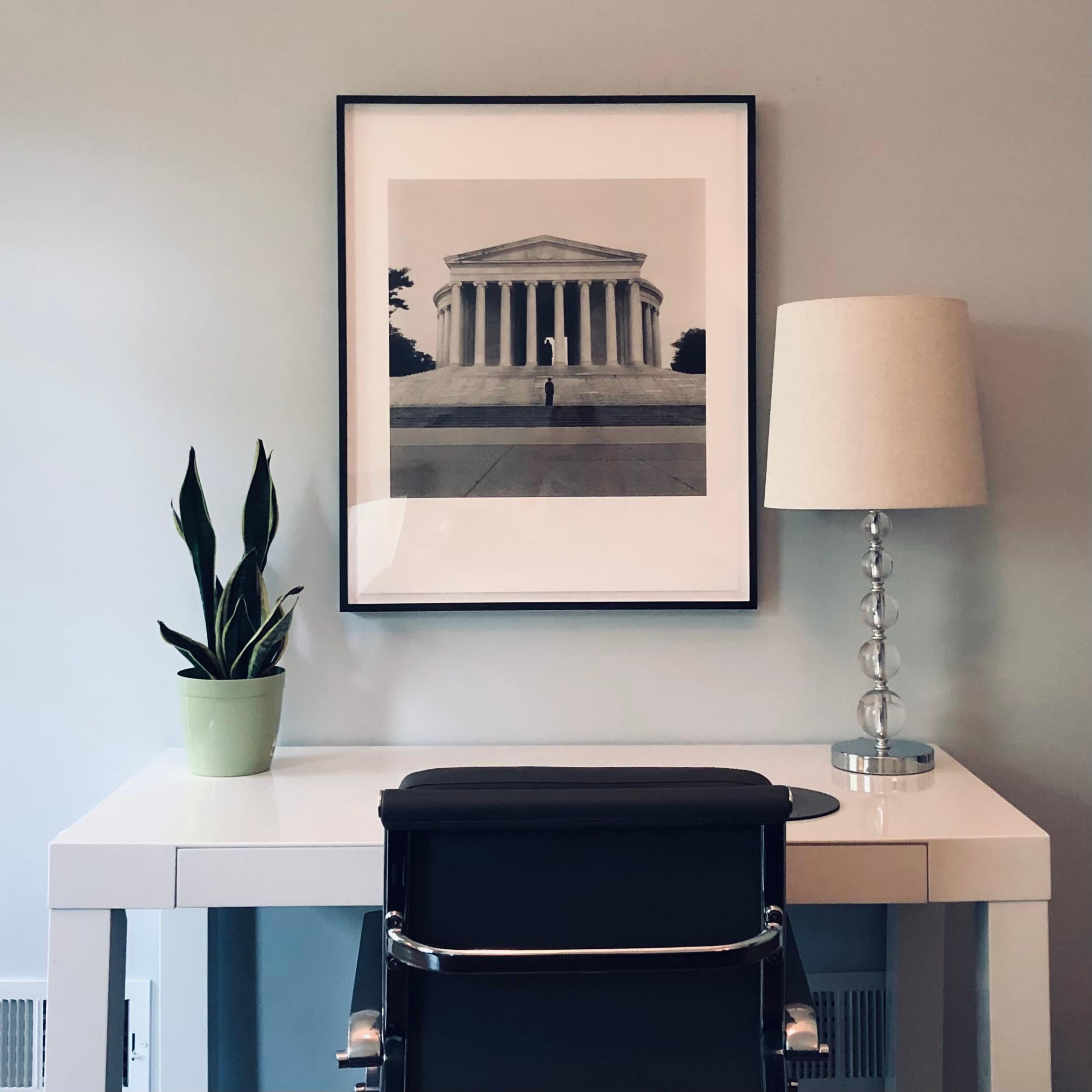 Jefferson Memorial, 2021 by Carrie Mae Weems (black and white print) For Sale 3
