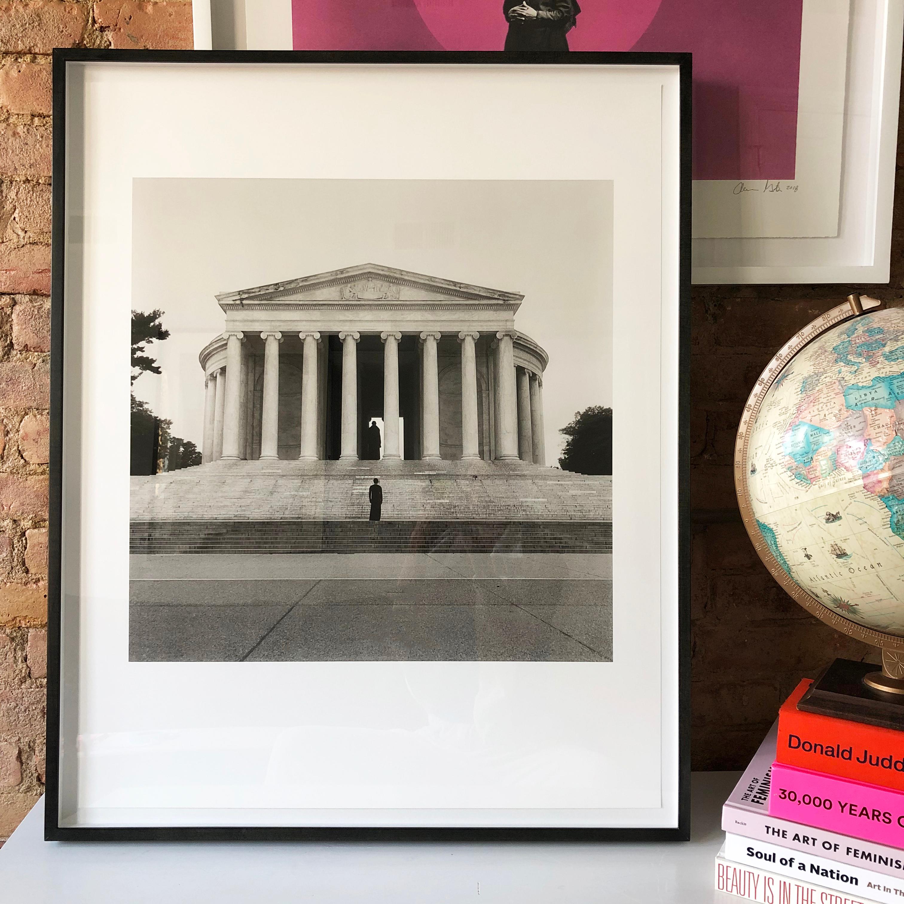Jefferson Memorial, 2021 by Carrie Mae Weems (black and white print) For Sale 4