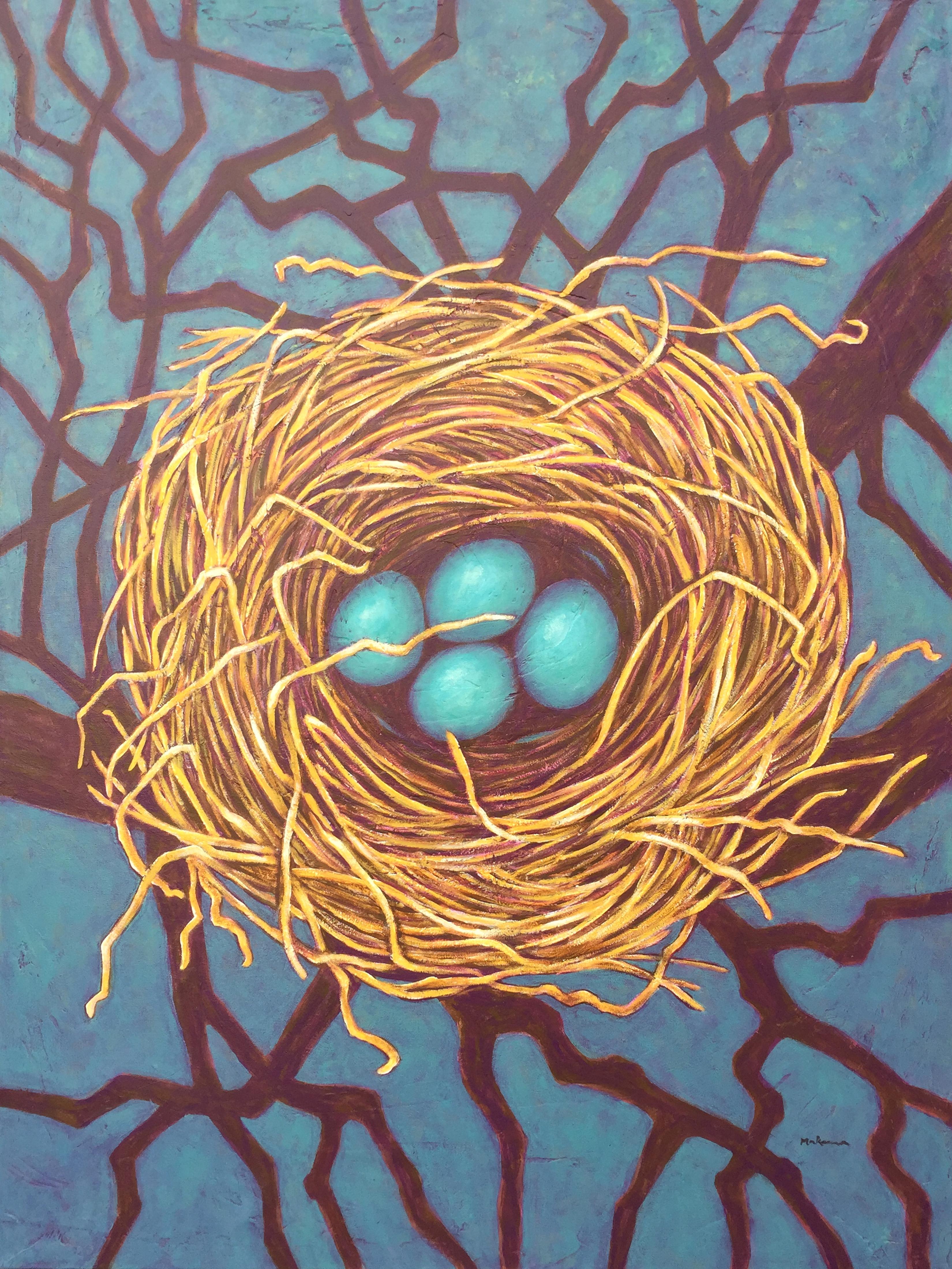 Promesse mantenute, Pittura, Acrilico su tela - Painting di Carrie MaKenna