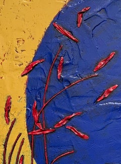 Solace In The Red Willows, Pintura, Acrílico sobre lienzo