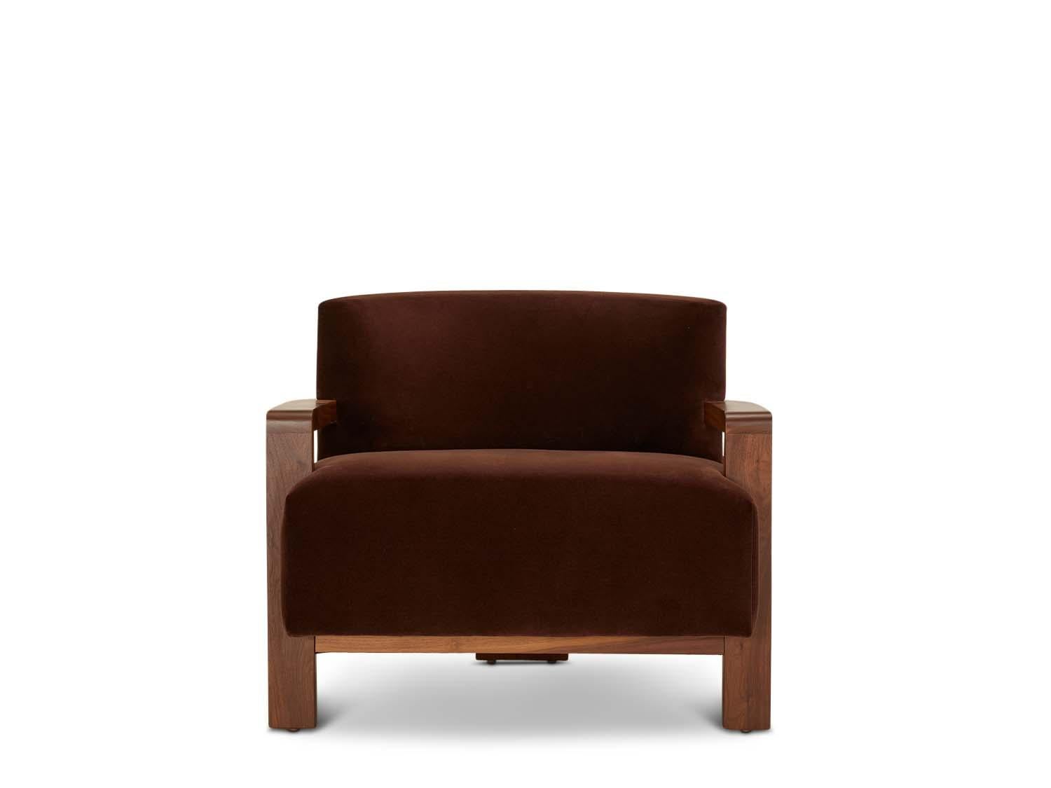 Mid-Century Modern Carrillo Lounge Chair by Lawson-Fenning For Sale