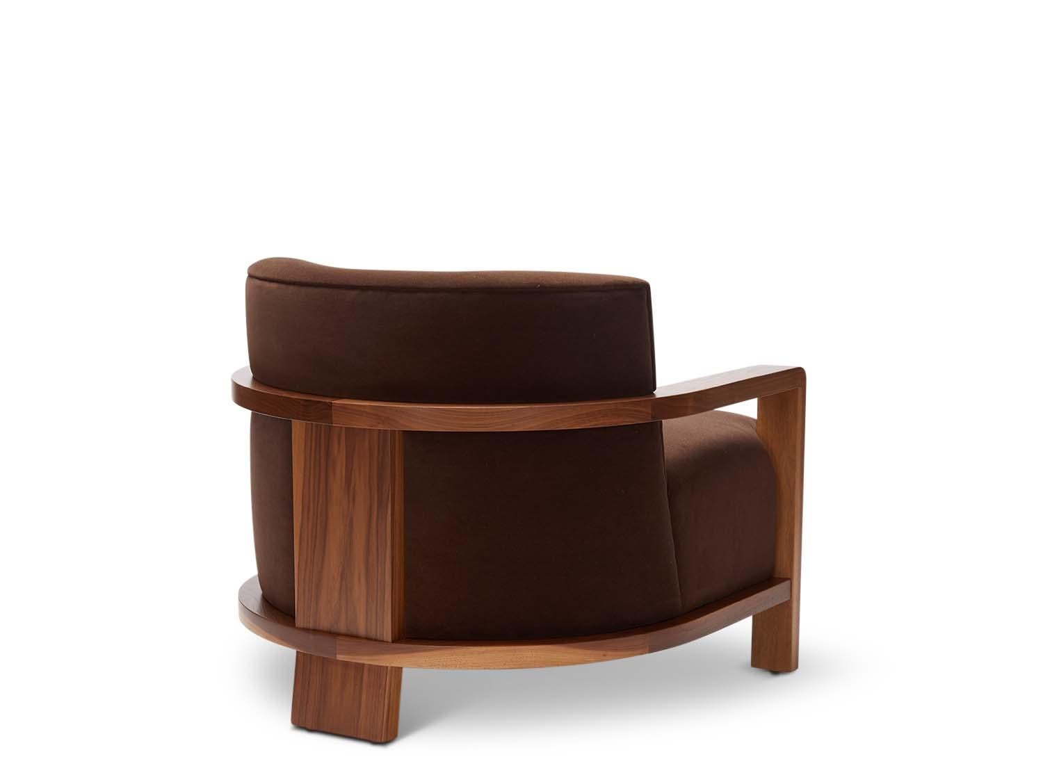 Mid-Century Modern Carrillo Lounge Chair by Lawson-Fenning For Sale