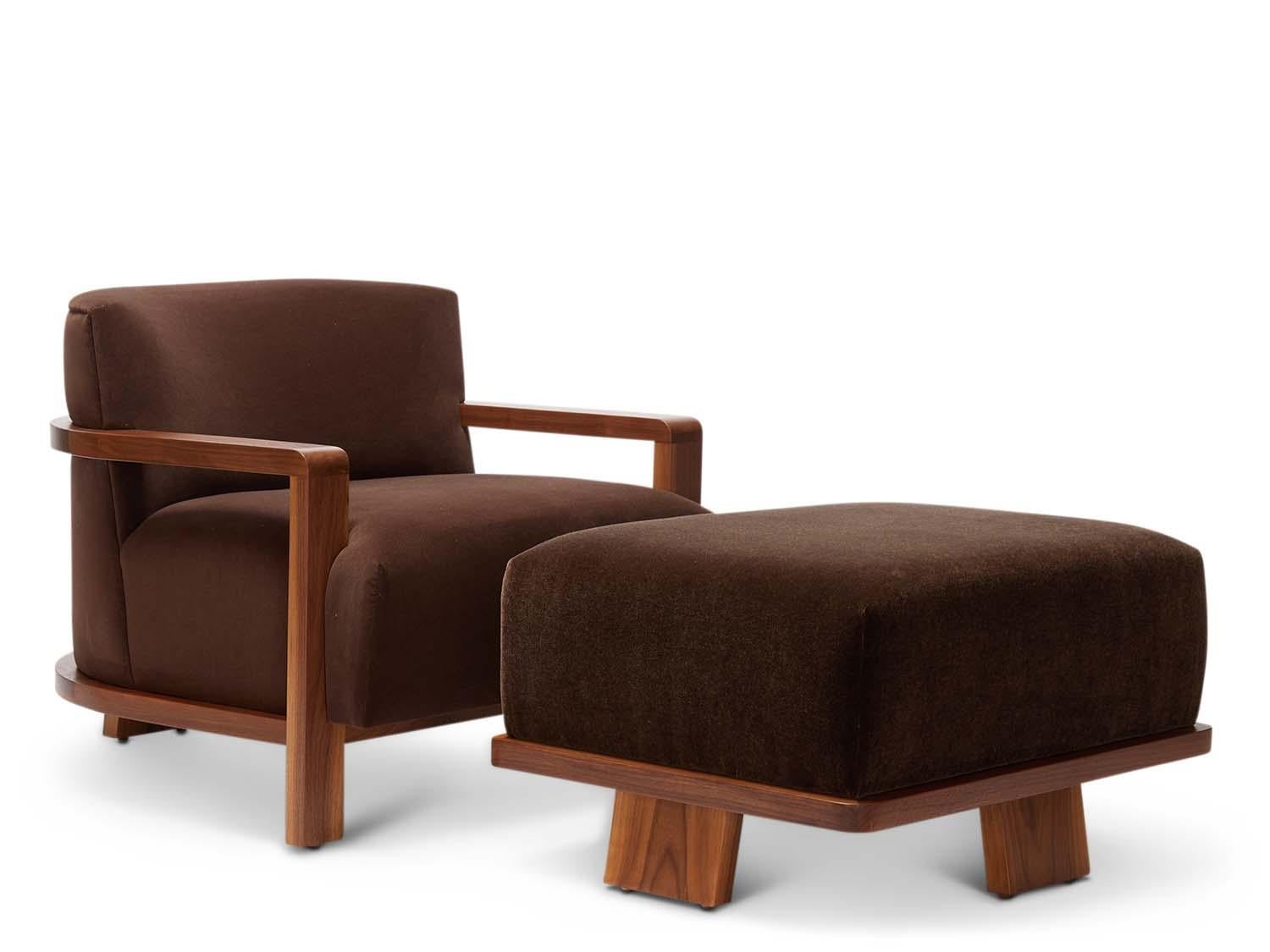 Carrillo Lounge Chair by Lawson-Fenning In New Condition For Sale In Los Angeles, CA