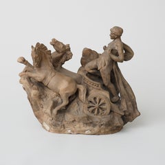 Sculpture en terre cuite Carro del Sole (environ 1900)