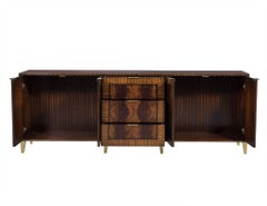 Carrocel Custom Bookmatched Flamed Mahogany Buffet