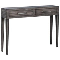 Carrocel Custom Modern Oak Console Table in Grey
