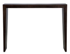 Carrocel Custom Walnut Console Table with Stool Set