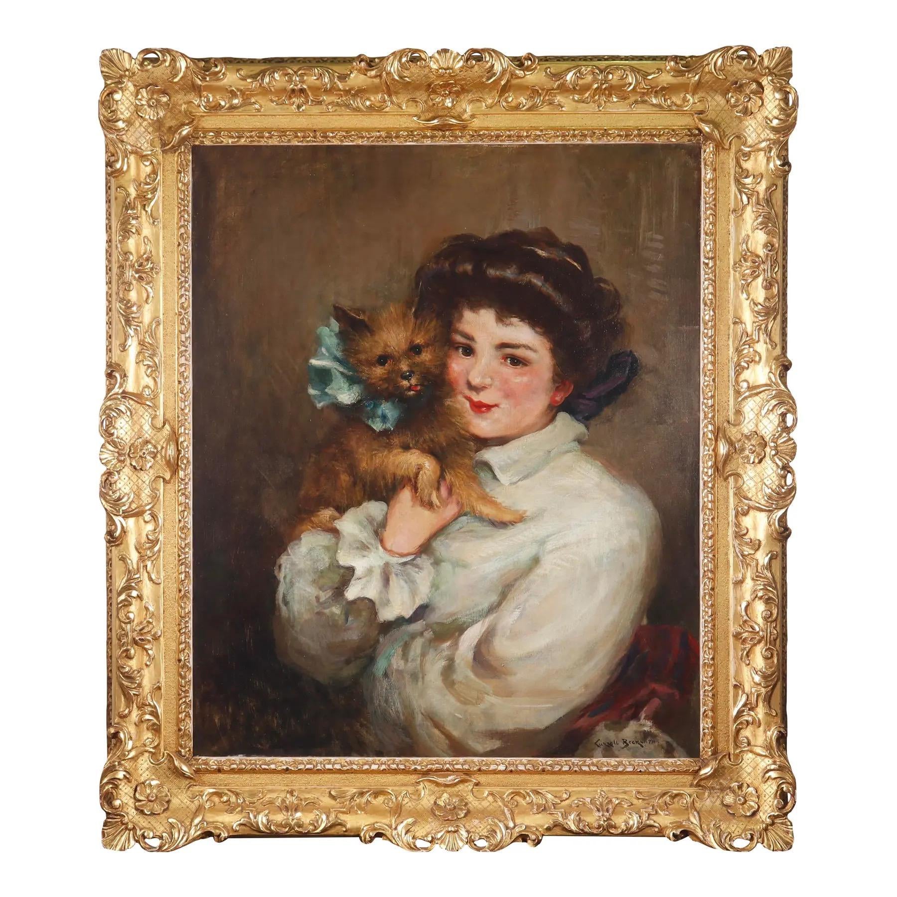Carrol Beckwirth Framed Oil on Canvas