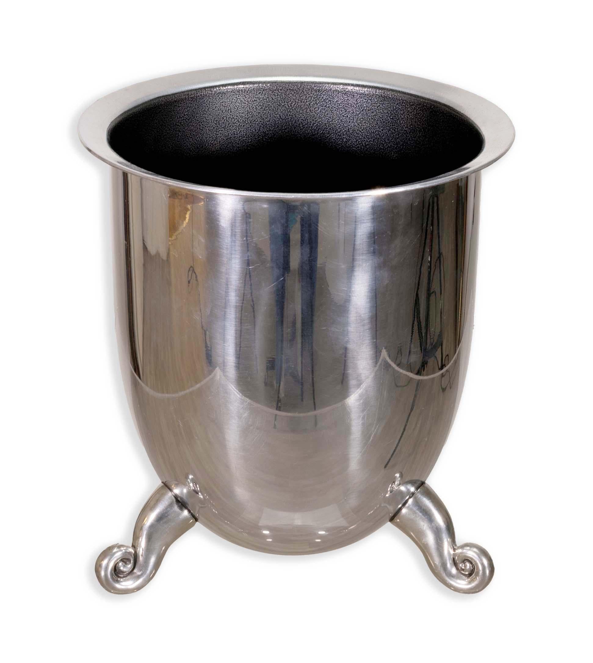 Unknown Carrol Boyes Aluminum Ice Bucket/Champagne Cooler Stamped Mid Century Modern For Sale
