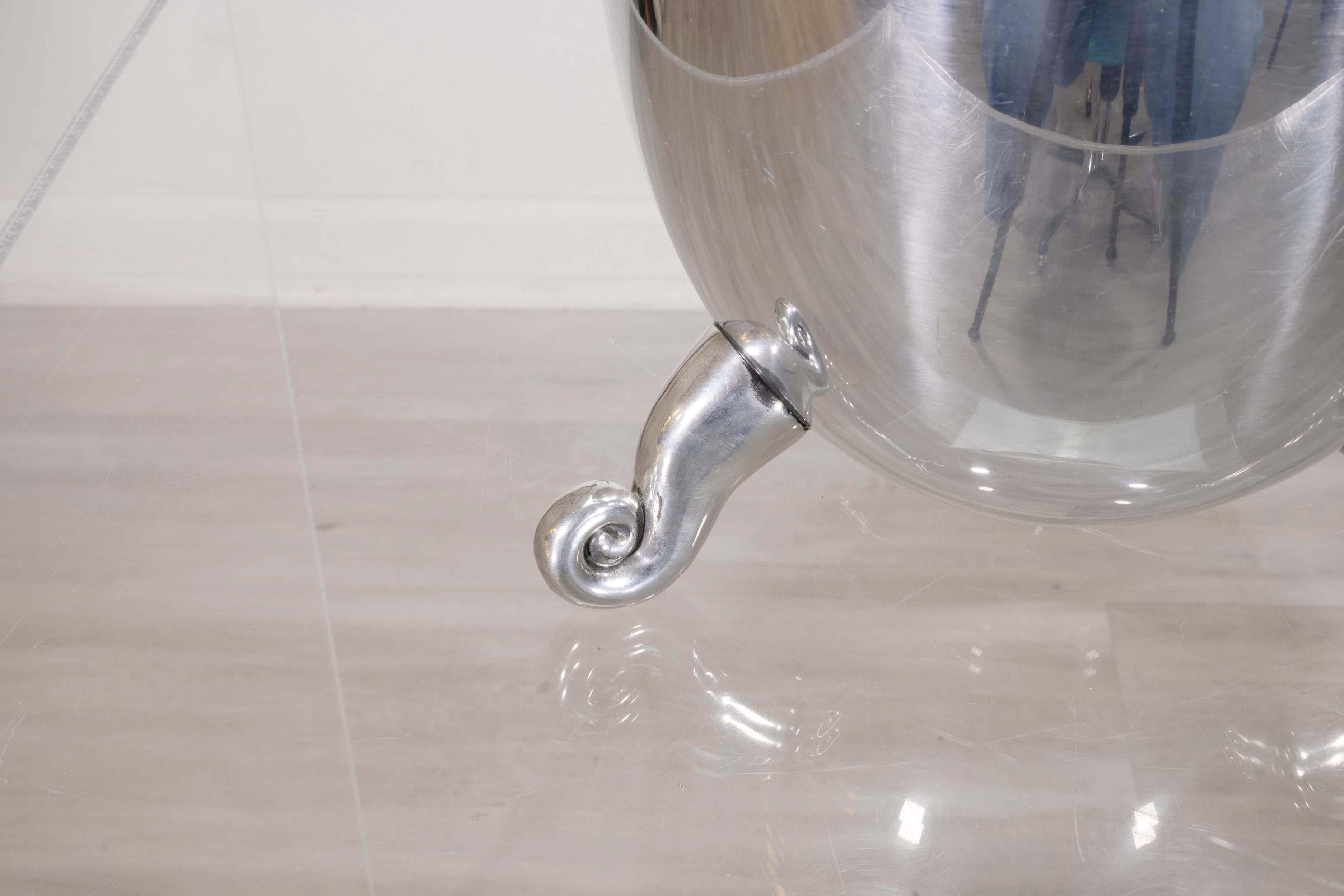 20th Century Carrol Boyes Aluminum Ice Bucket/Champagne Cooler Stamped Mid Century Modern For Sale