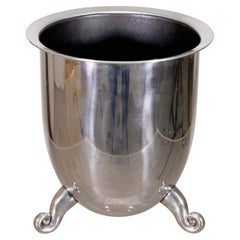 Carrol Boyes Cubitera/enfriador de champán de aluminio estampado Mid Century Modern