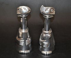 Carrol Boyes Uomo e Donna da Collezione 2 Bottiglie e Tappo in Alluminio Barattolo