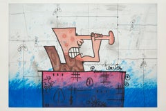 "Island" Intaglio In 6 Colors on Arches En Tout Cas Paper