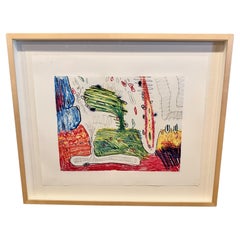 Carroll Dunham Aguafuerte coloreado II, Firmado y numerado