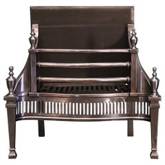 Panier à feu en acier poli de la société Carron