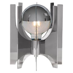 Lampe de table Carrousel en acier inoxydable de Tiago Curioni