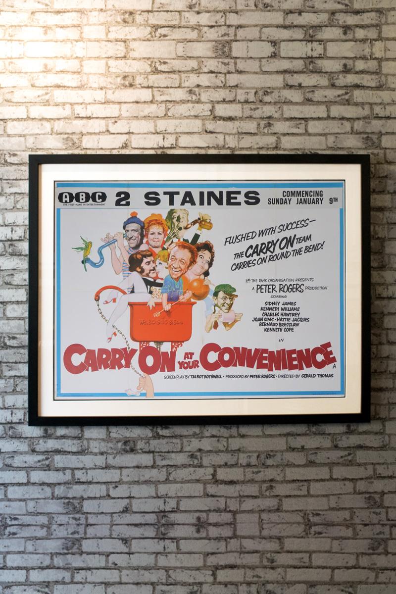 Carry On At Your Convenience (1971) Poster In Good Condition For Sale In London, GB