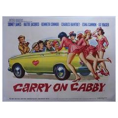 Vintage Carry on Cabby 1963 Poster