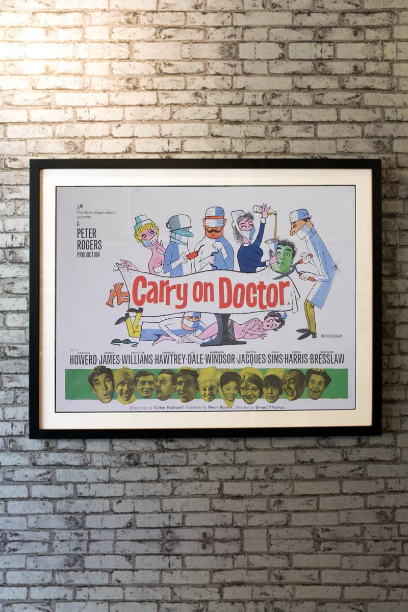 British Carry On Doctor '1967' Poster For Sale