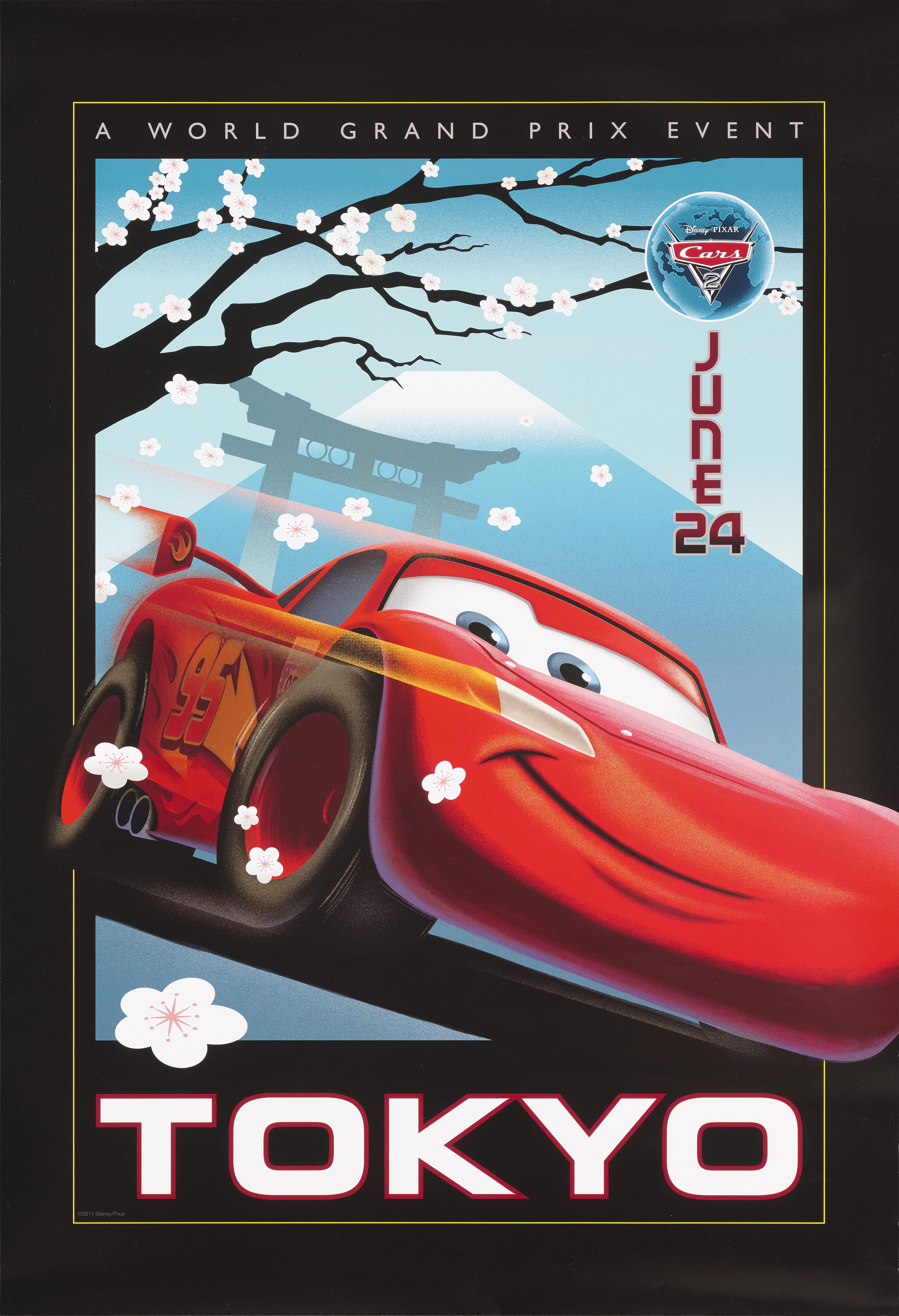 Cartel promocional original del Especial Americano (Tokio)
Este cartel se creó para promover  el 2011 la animación de Walt Disney Pictures / Pixar Animation Studio.
Este póster está desplegado y en un estado casi perfecto, y se enviaría enrollado en