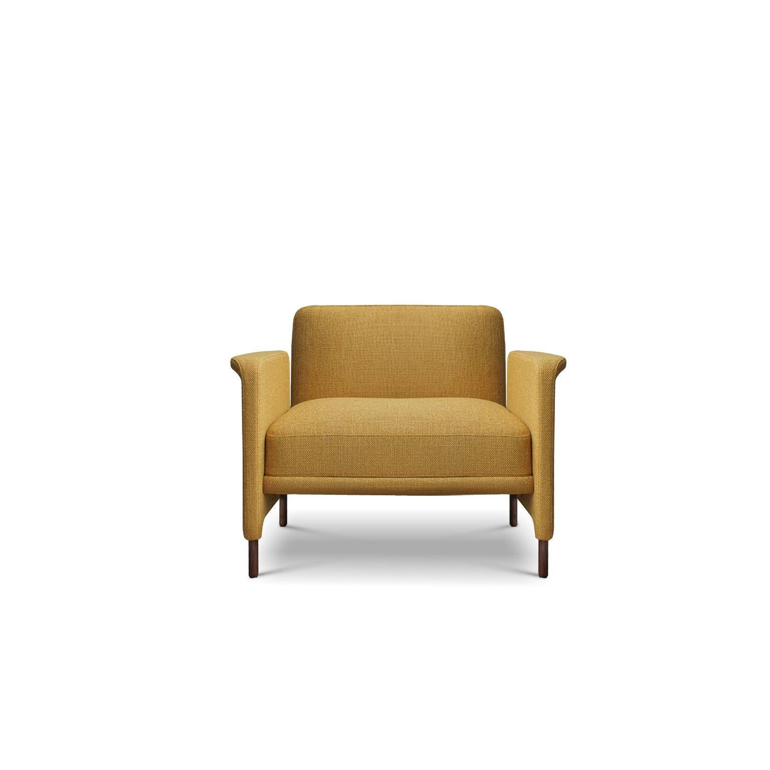 Contemporary Carson Armchair by Collector For Sale