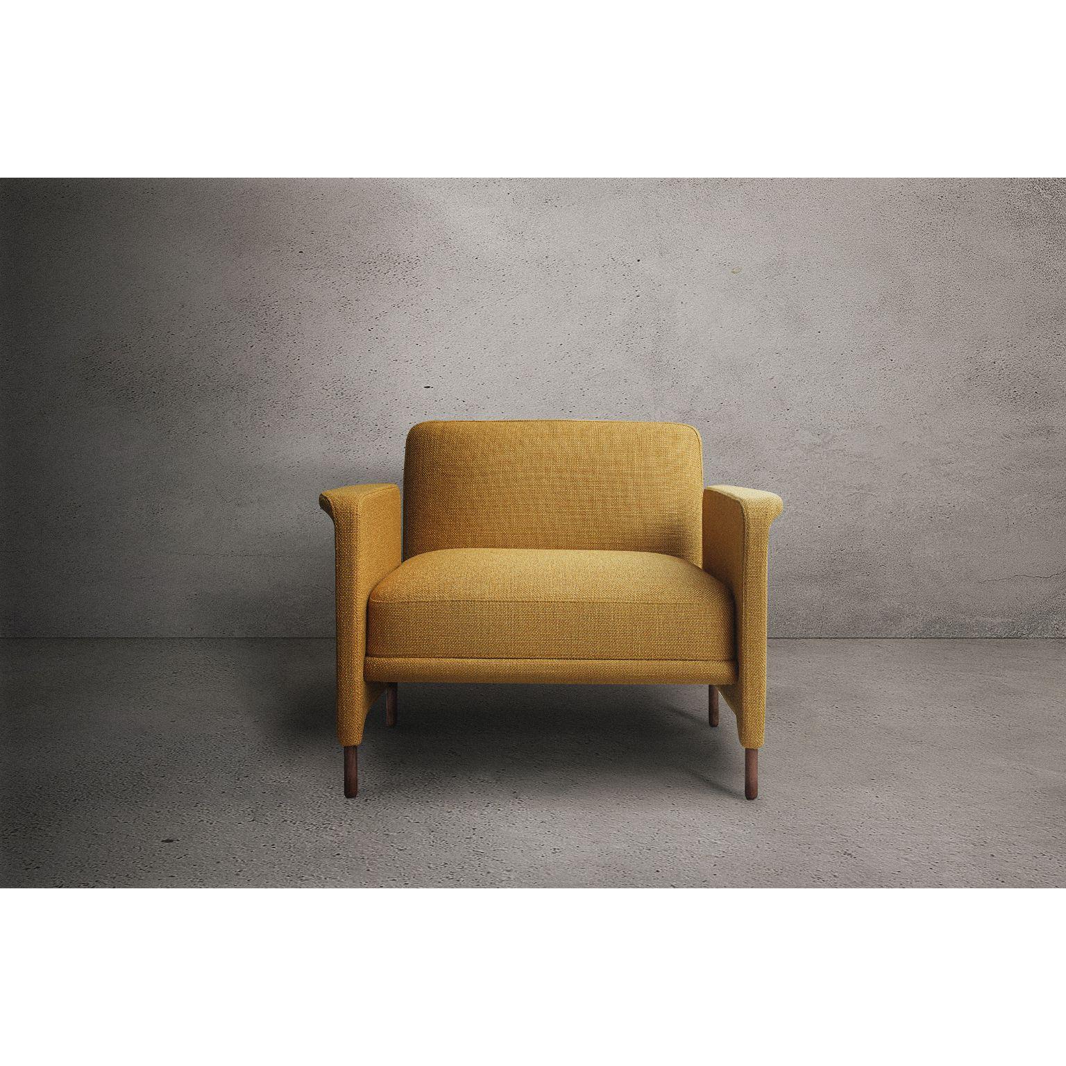 Contemporary Carson Armchair by Collector For Sale