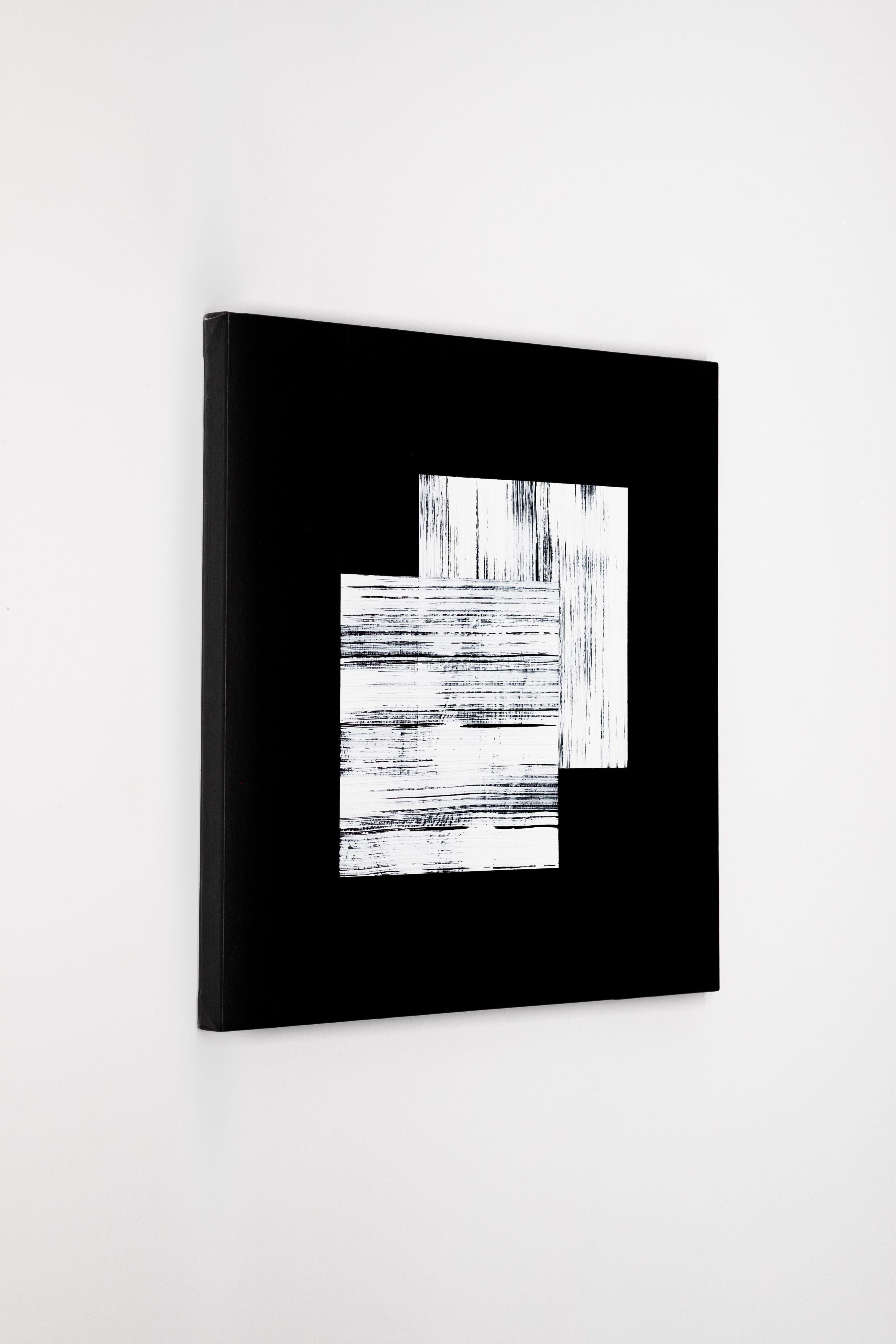 Collection 08 (Abstract painting) - Black Abstract Painting by Carson Cartier