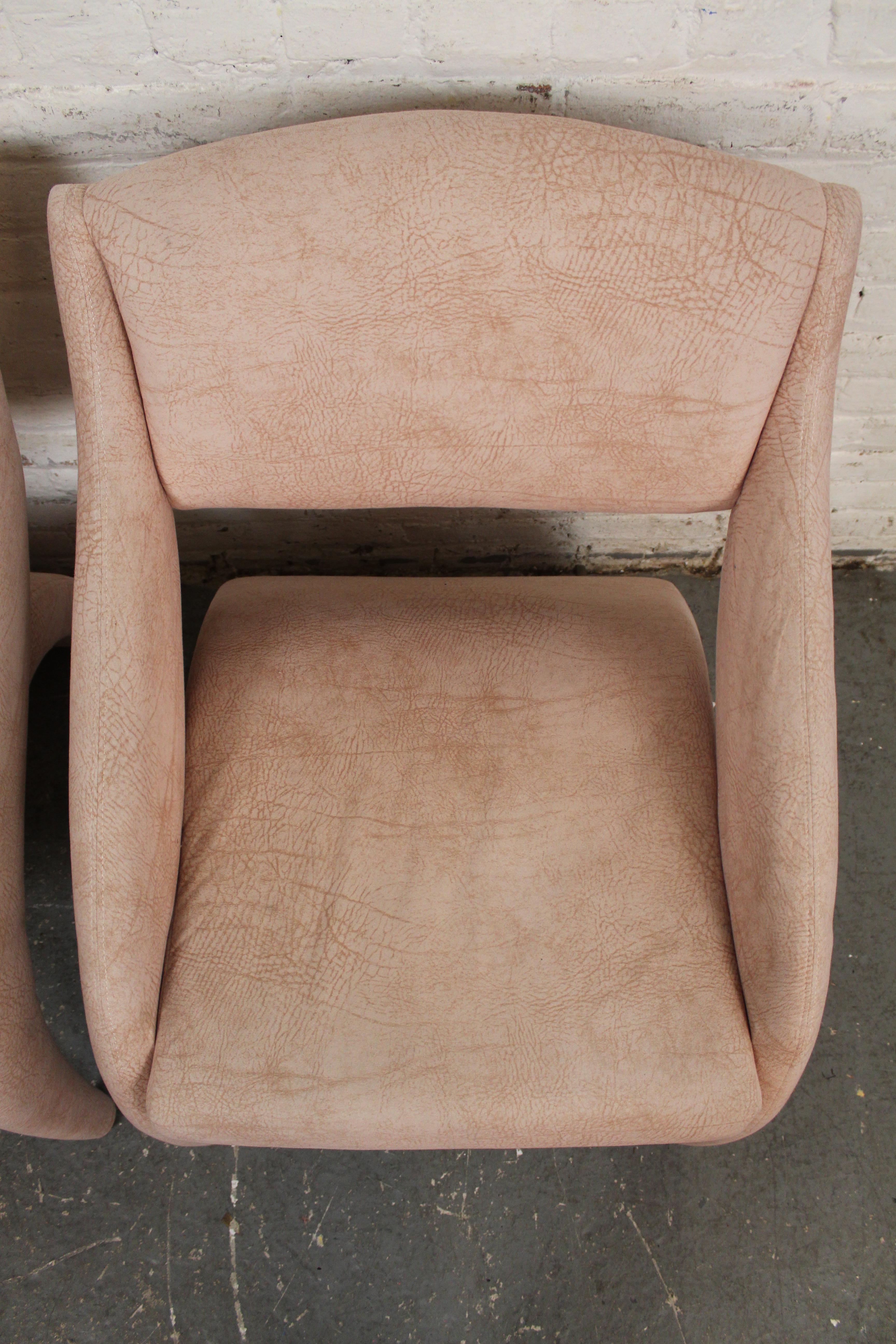 American Carson's High Point Sculpted Chairs For Sale