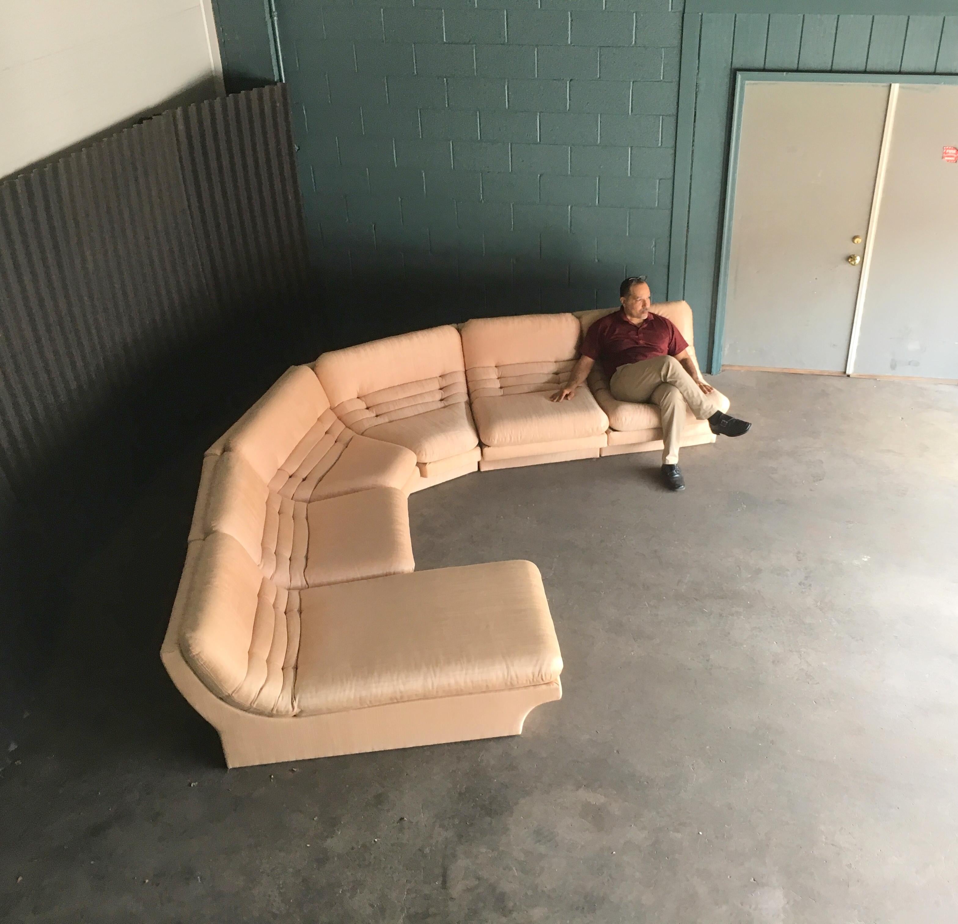 mid century sectional chaise sofa